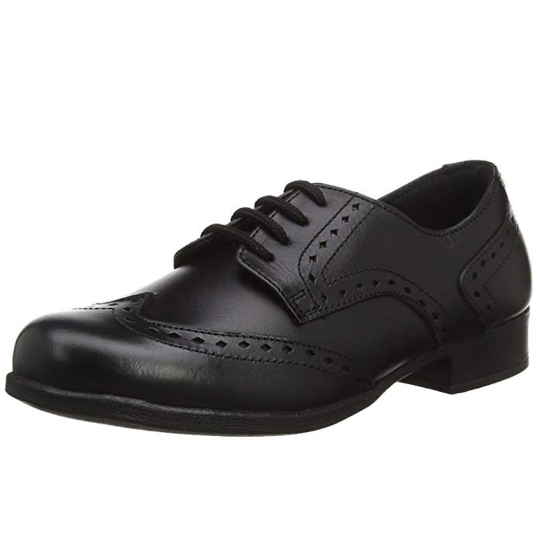Meghan Leather Senior Girls Lace Brogue