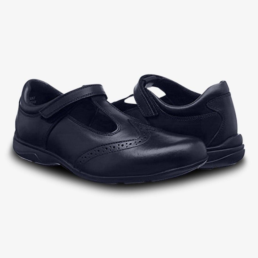 Janine Girls T-Bar School Shoe