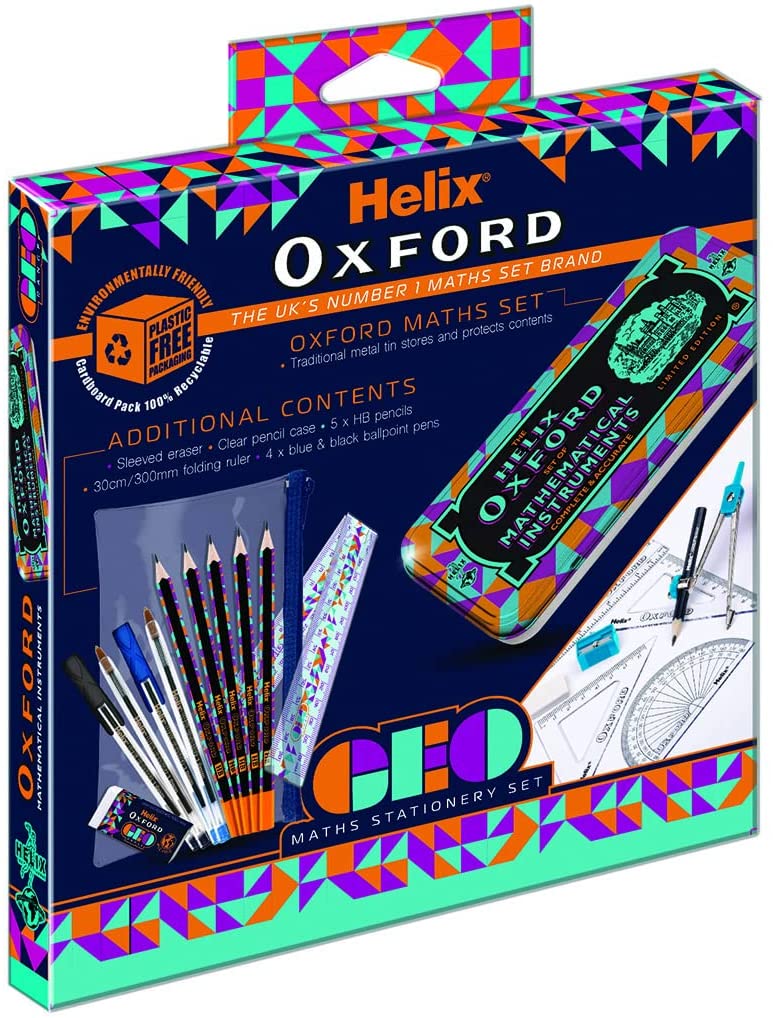 Oxford Geo 23-Piece Bulk Stationary Set-Pink