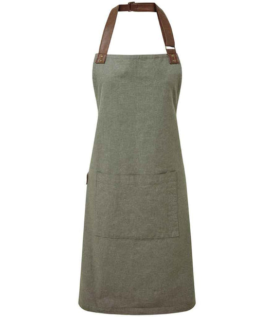 Premier Annex Oxford Bib Apron- PR144