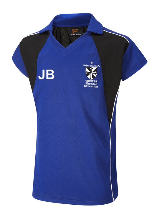 St Martin's Girls P.E Polo (NEW)