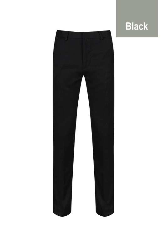 Black Junior Unisex Slim Fit Trousers