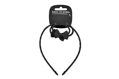 Bow Alice Band & Bobble
