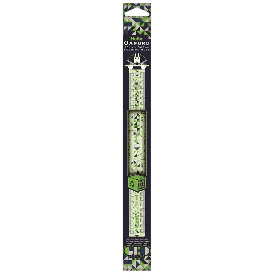 Geo Folding Ruler- Green