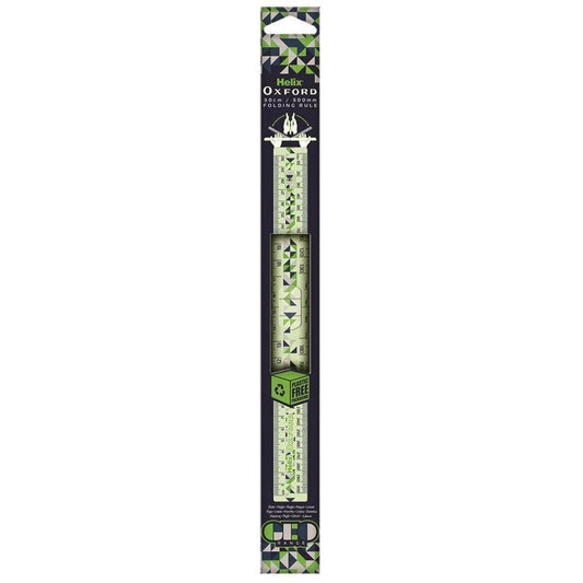 Geo Folding Ruler- Green