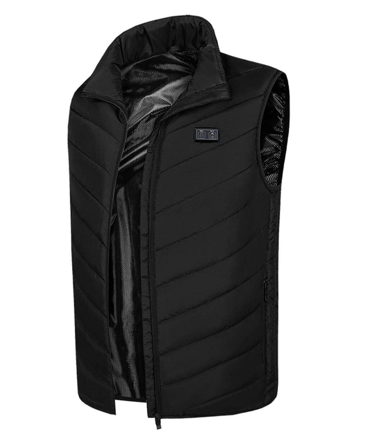 Eskimo unisex heated padded gilet-Black