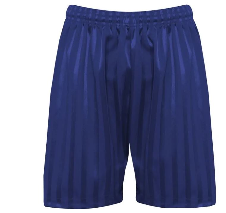 Plain P.E. Short Royal Blue