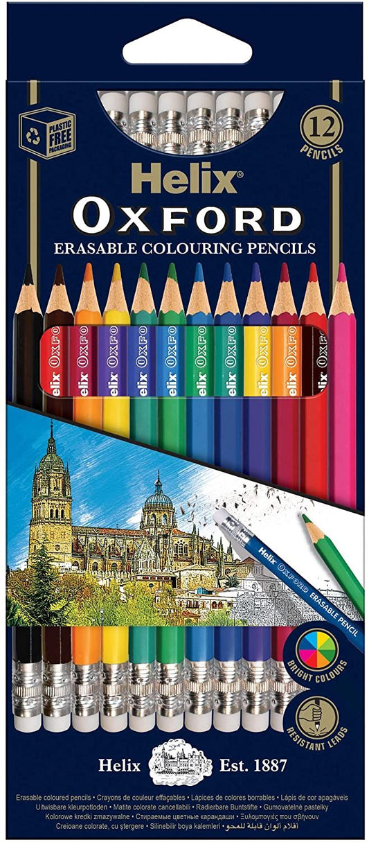 Helix Erasable Colour Pencils