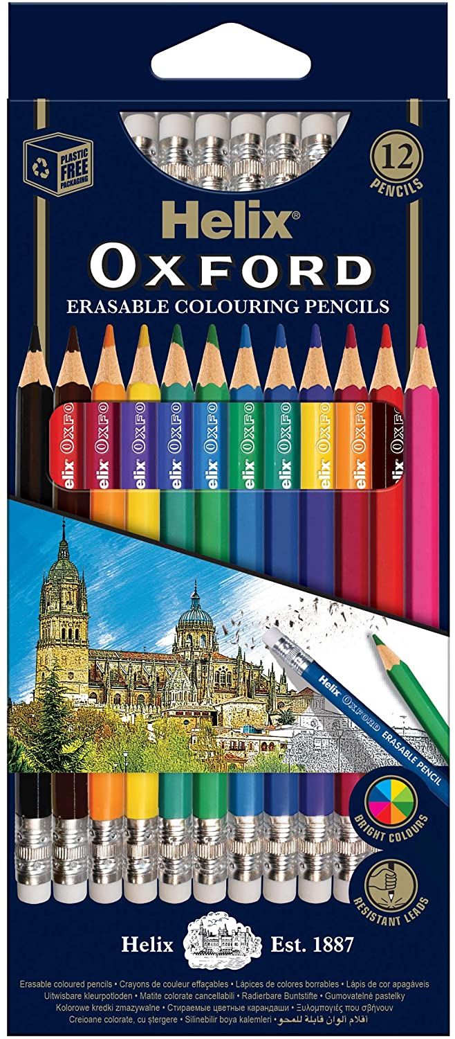 Helix Erasable Colour Pencils