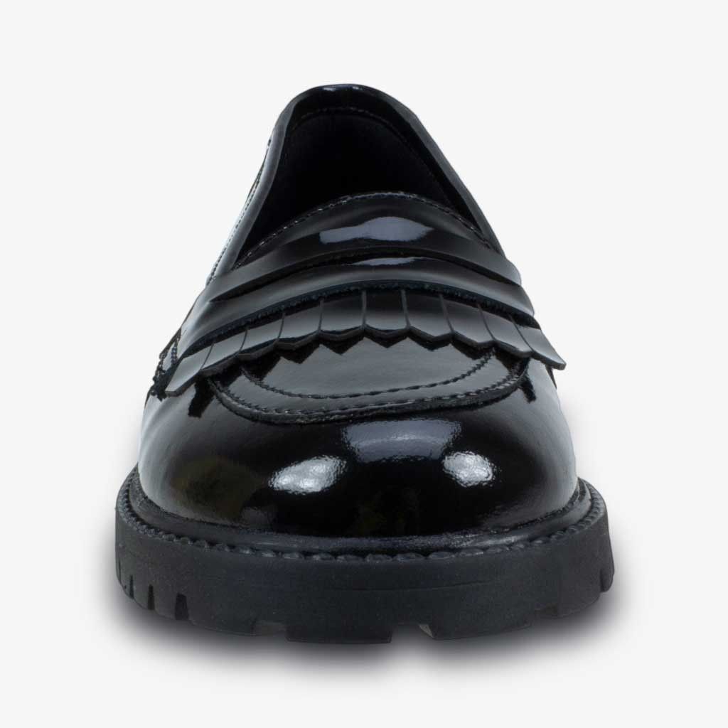 Willow Patent Black Girls Shoes