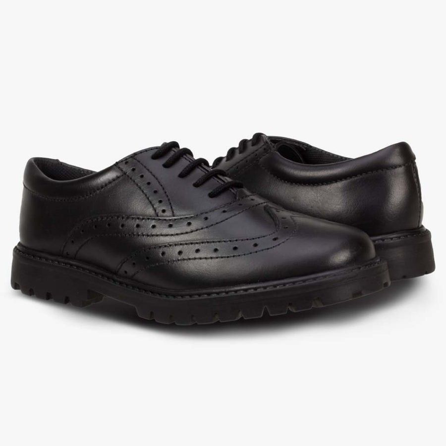 Sophia Leather Brogue With Chunky Sole