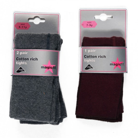 Cotton Tights Twin Pack