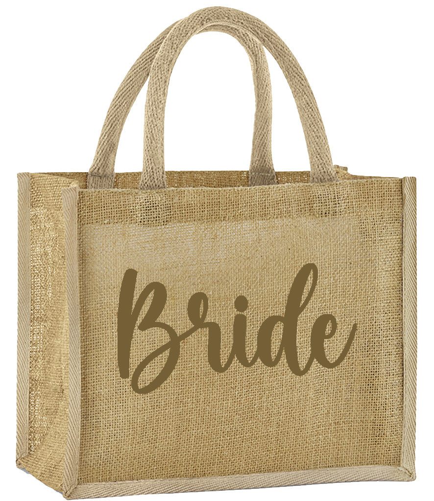 Personalised Jute Tote Bag