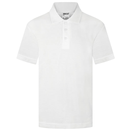 Plain White Polo Shirt