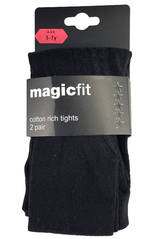 Cotton Tights Twin Pack