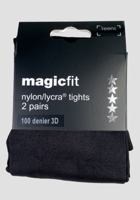 100 Denier Tights 2 Pack