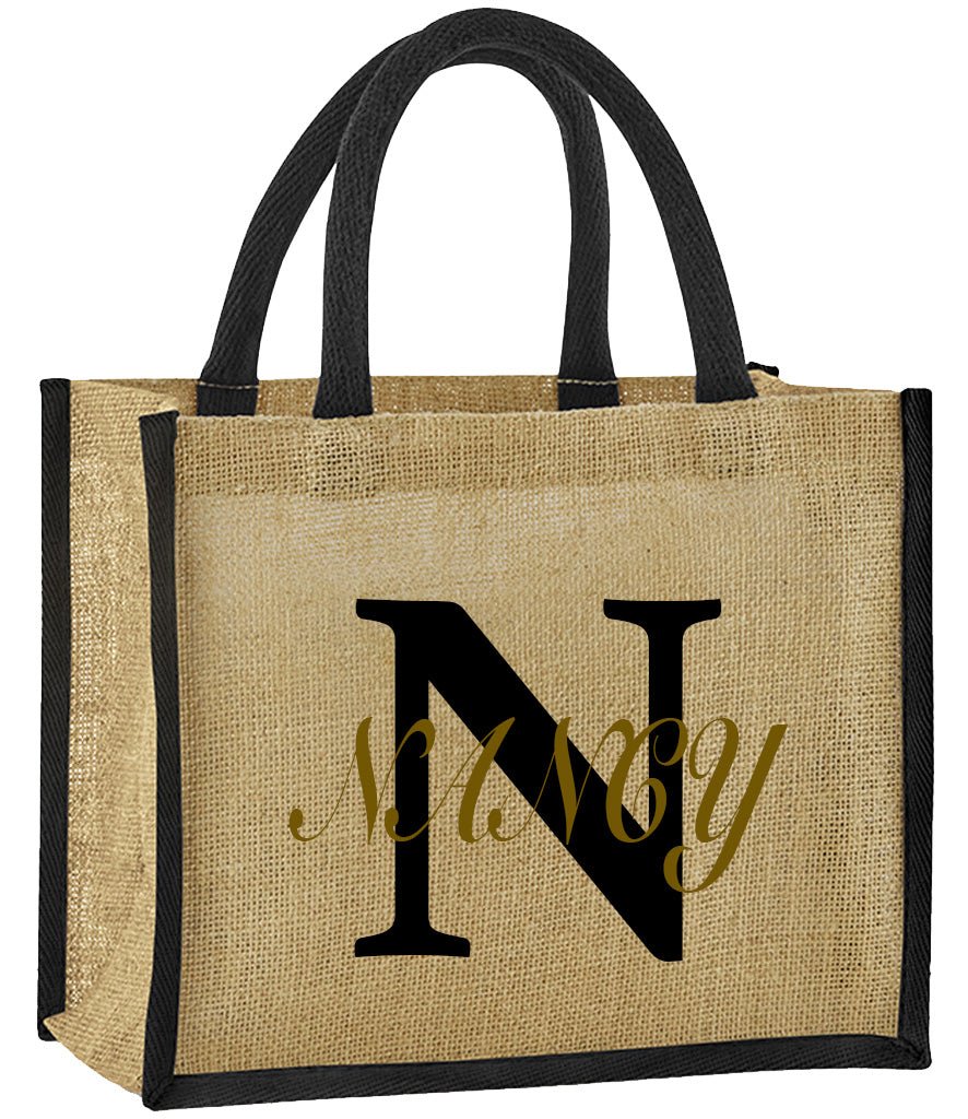 Personalised Jute Tote Bag