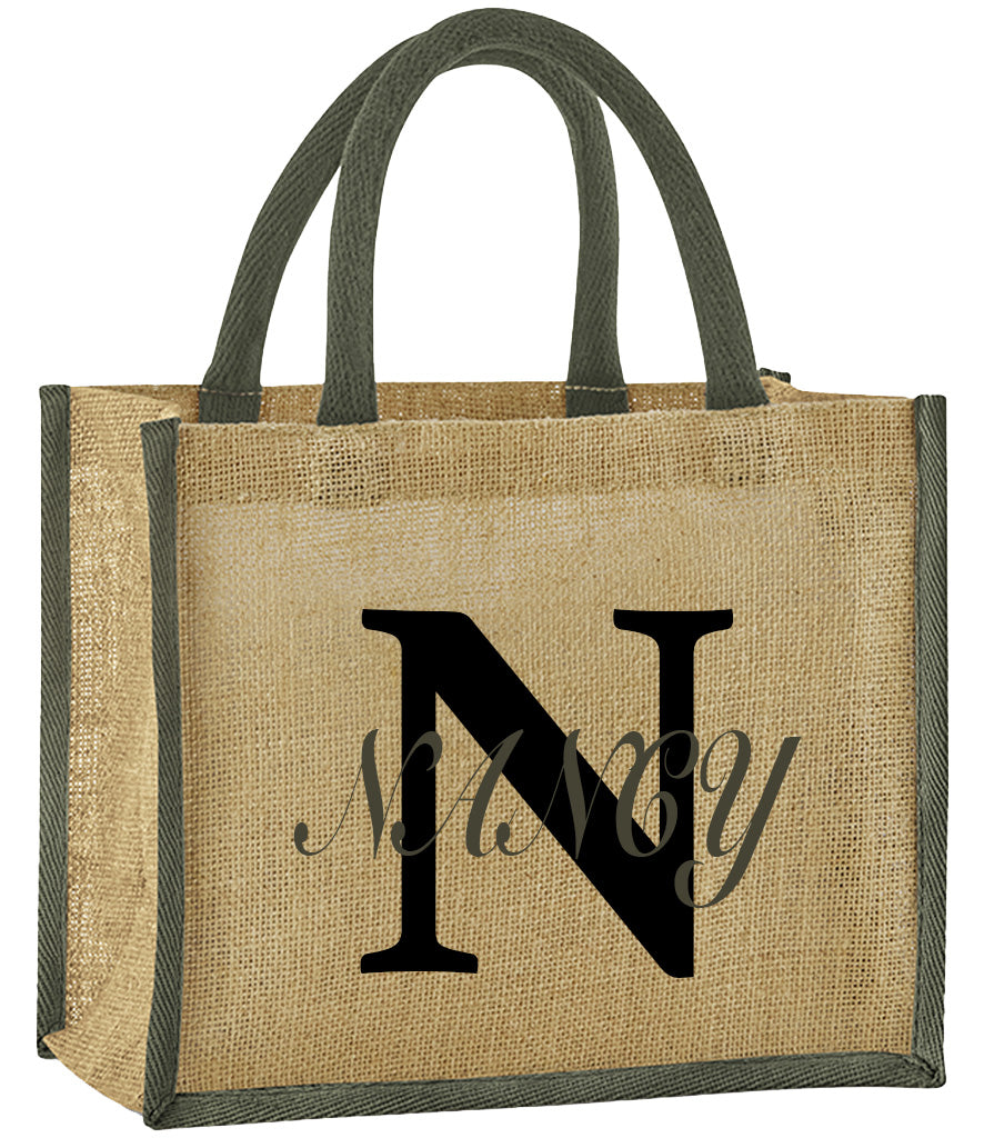 Personalised Jute Tote Bag