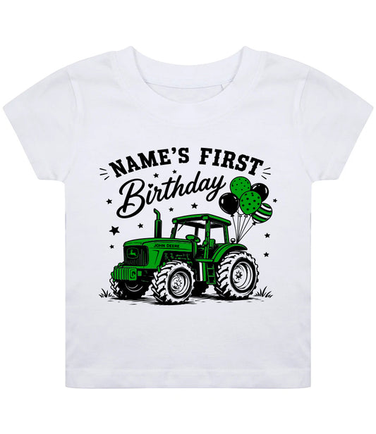Babies First Birthday-Tractor