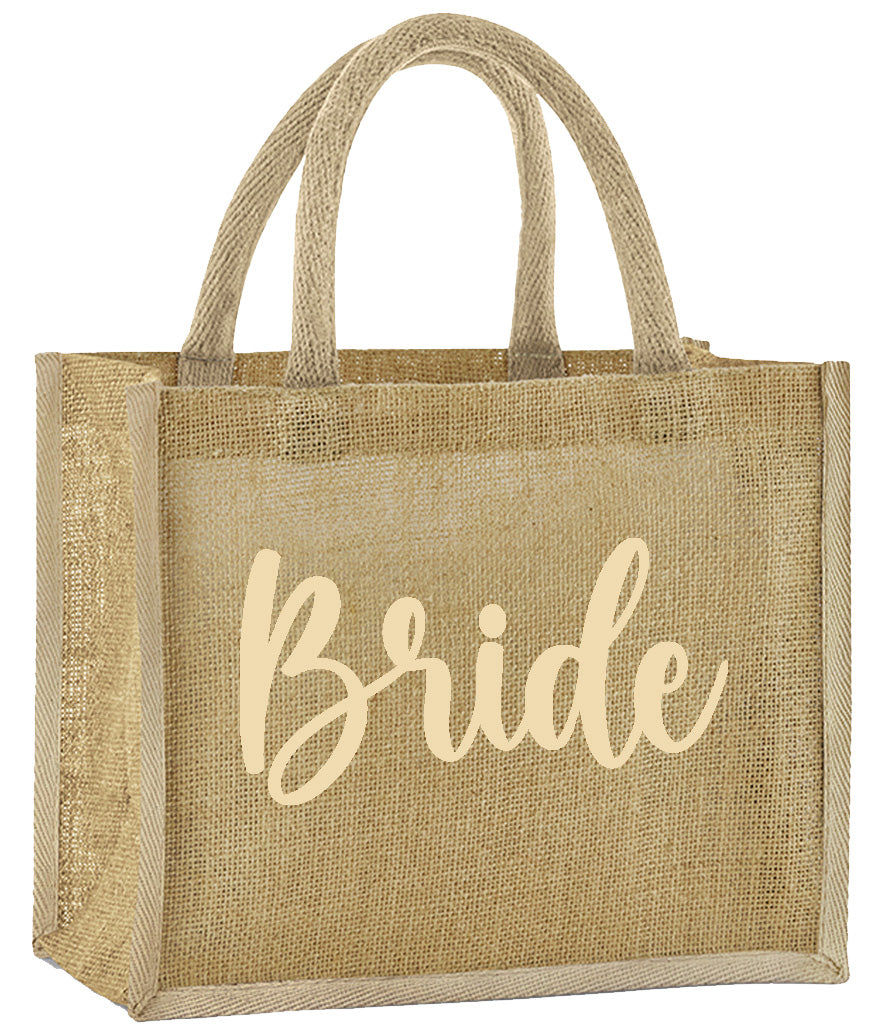 Personalised Jute Tote Bag