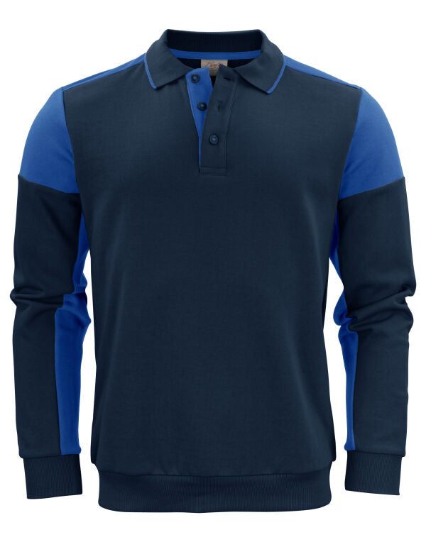 Prime Long Sleeve Polo Sweatshirt
