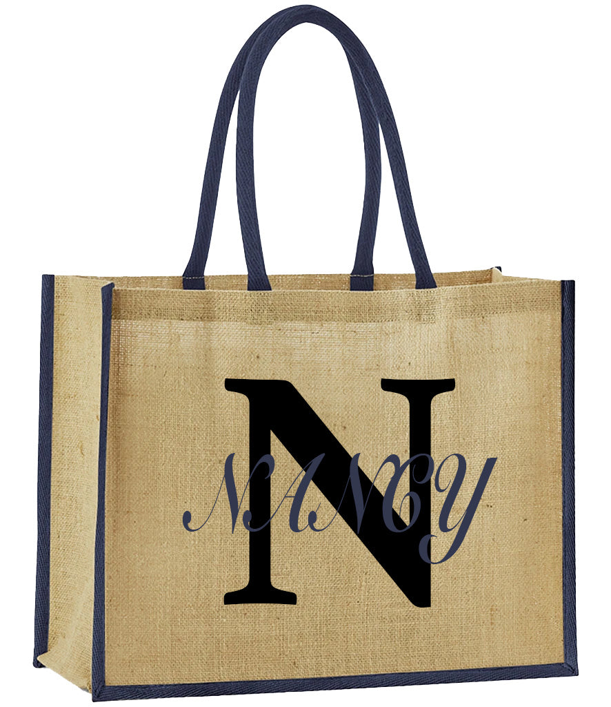 Personalised Jute Tote Bag